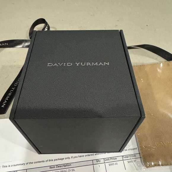 David Yurman Silver Cable Bracelet - Picture 4 of 4
